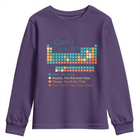 Can I Lick It Periodic Table Youth Sweatshirt Funny Chemistry Science Teacher Student - Wonder Print Shop