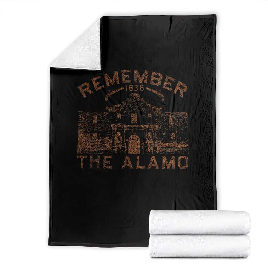 Remember The Alamo Throw Blanket Texas Souvenir History San Antonio Pride - Wonder Print Shop