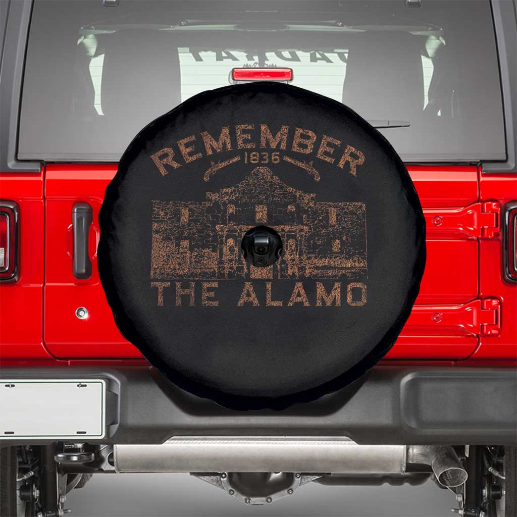 Remember The Alamo Spare Tire Cover Texas Souvenir History San Antonio Pride - Wonder Print Shop
