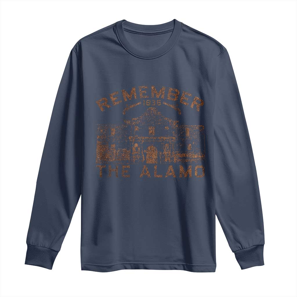 Remember The Alamo Long Sleeve Shirt Texas Souvenir History San Antonio Pride - Wonder Print Shop