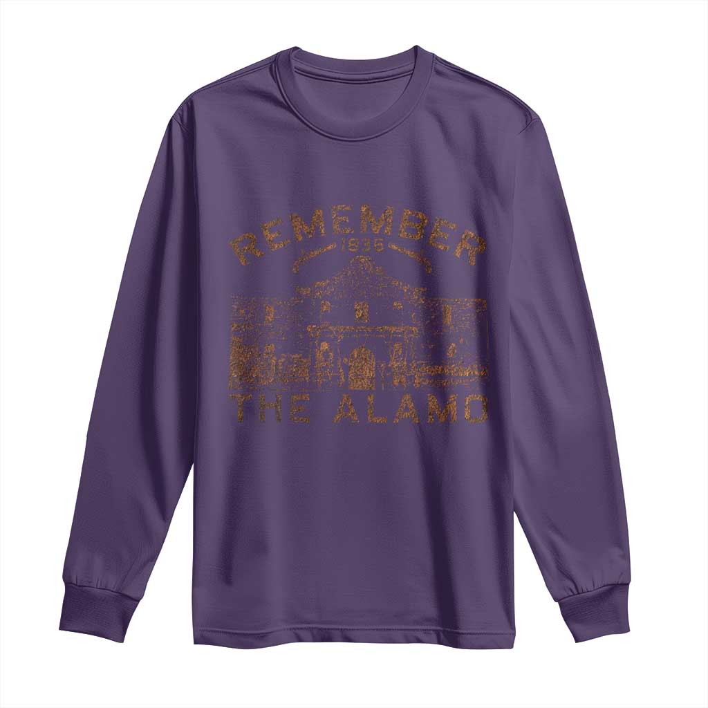 Remember The Alamo Long Sleeve Shirt Texas Souvenir History San Antonio Pride - Wonder Print Shop