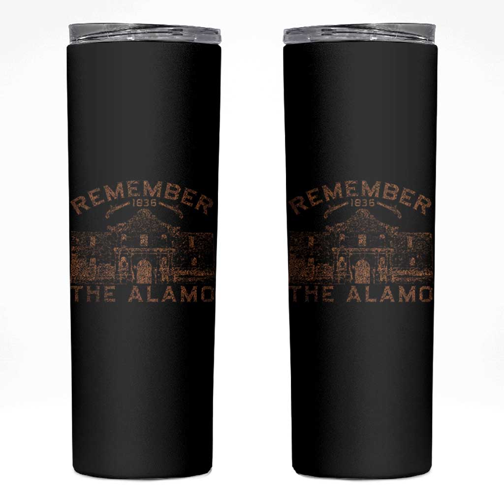 Remember The Alamo Skinny Tumbler Texas Souvenir History San Antonio Pride - Wonder Print Shop