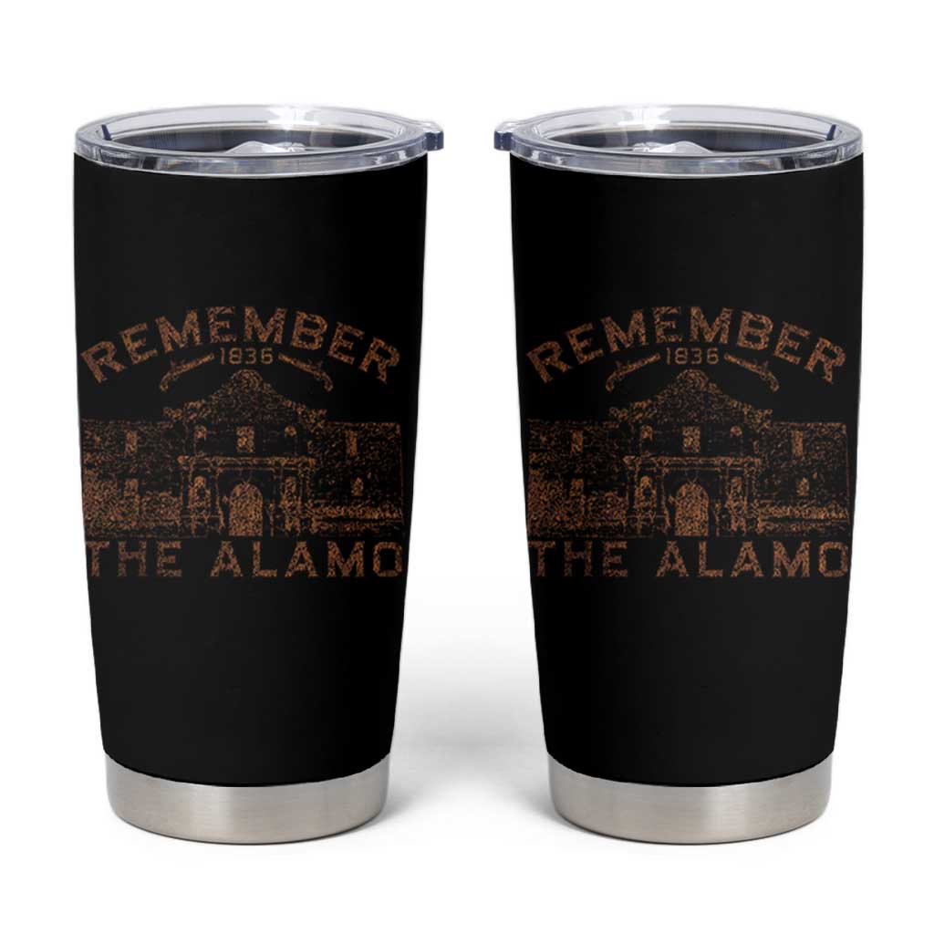 Remember The Alamo Tumbler Cup Texas Souvenir History San Antonio Pride - Wonder Print Shop