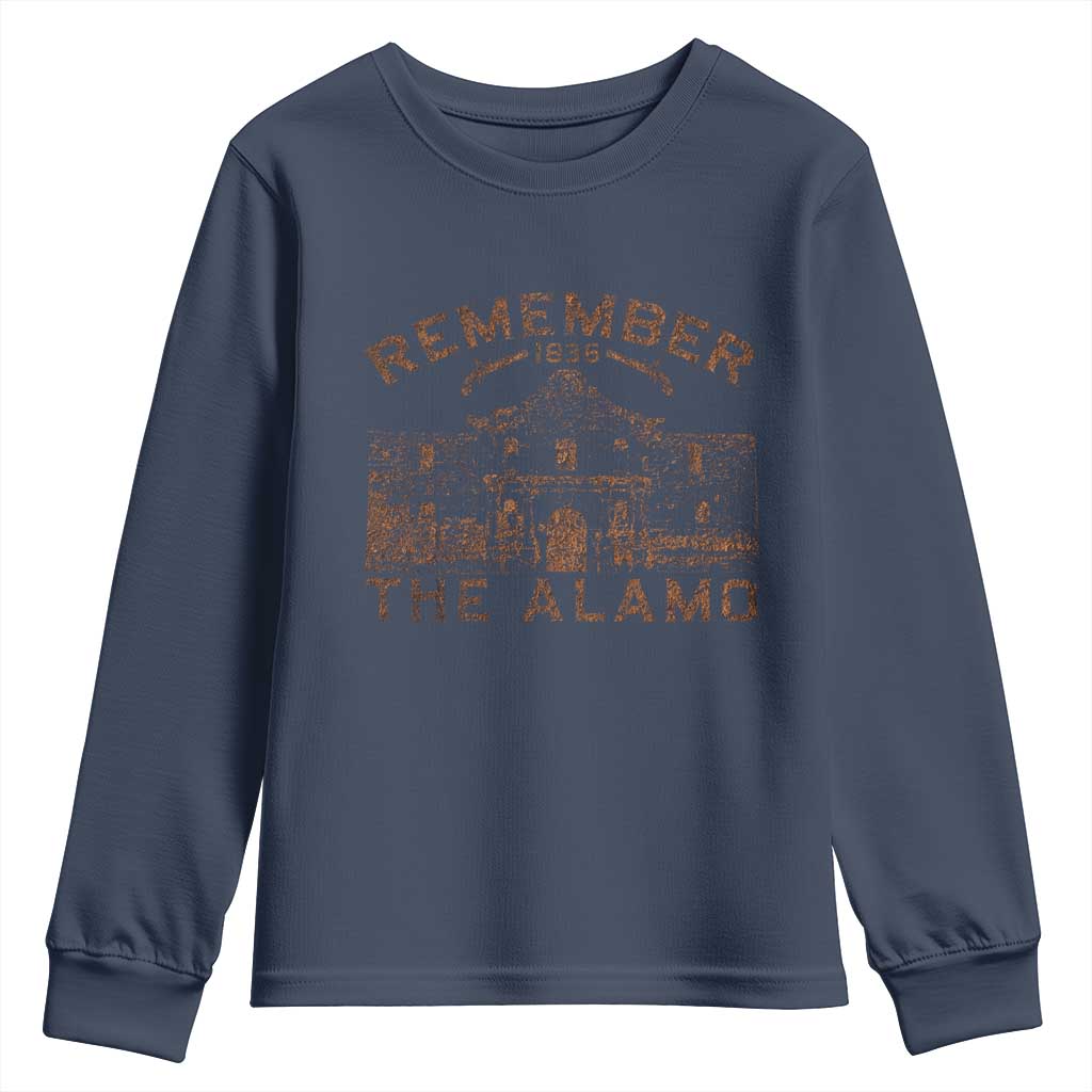 Remember The Alamo Youth Sweatshirt Texas Souvenir History San Antonio Pride - Wonder Print Shop