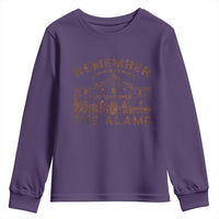 Remember The Alamo Youth Sweatshirt Texas Souvenir History San Antonio Pride - Wonder Print Shop