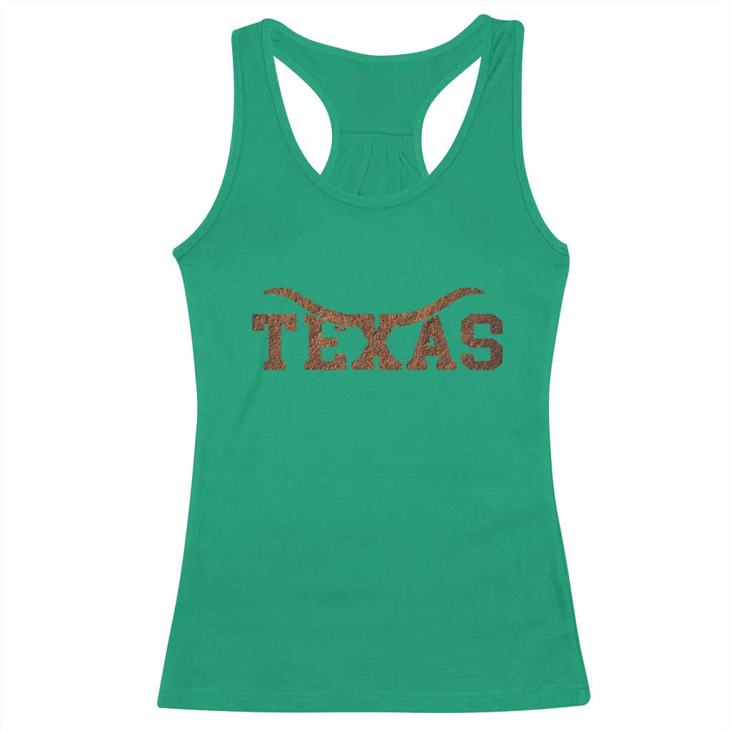 Texas Cowboys Racerback Tank Top Retro Western American - Wonder Print Shop