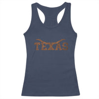 Texas Cowboys Racerback Tank Top Retro Western American - Wonder Print Shop