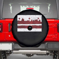 Washington DC Flag Spare Tire Cover