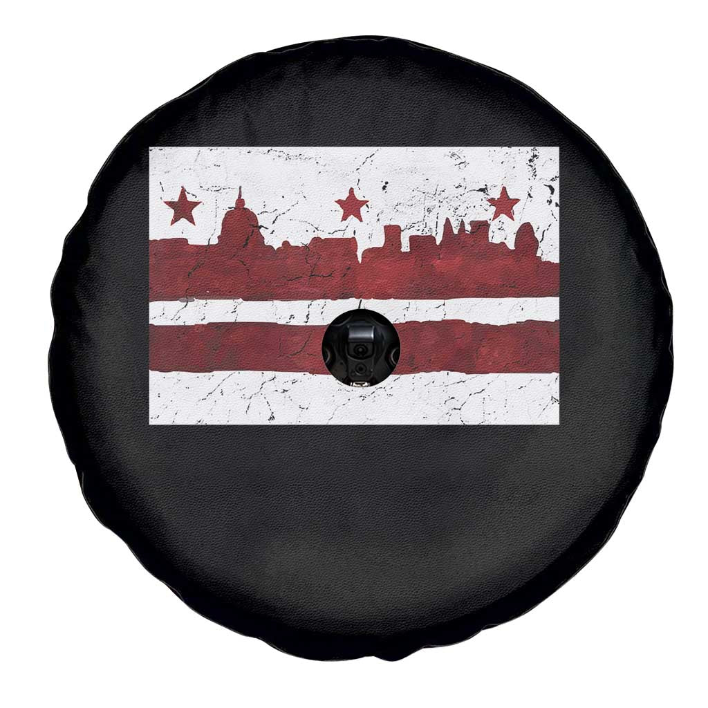 Washington DC Flag Spare Tire Cover