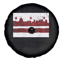 Washington DC Flag Spare Tire Cover