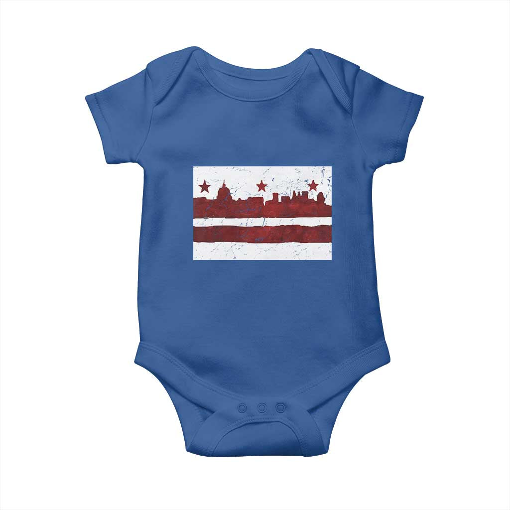 Washington DC Flag Baby Onesie