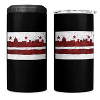Washington DC Flag 4 in 1 Can Cooler Tumbler