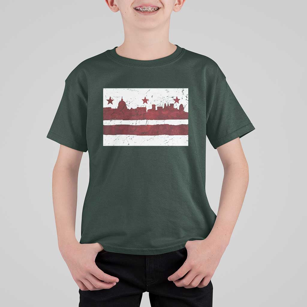 Washington DC Flag T Shirt For Kid