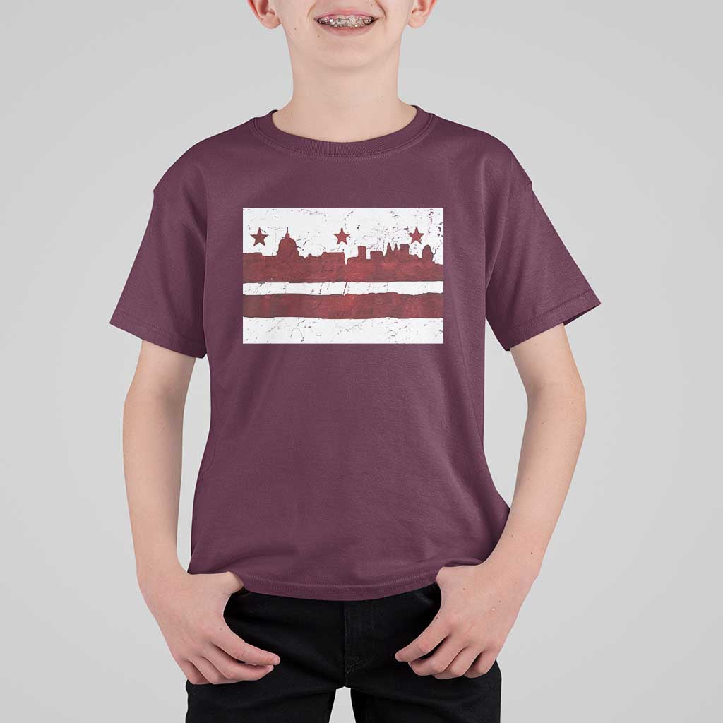 Washington DC Flag T Shirt For Kid