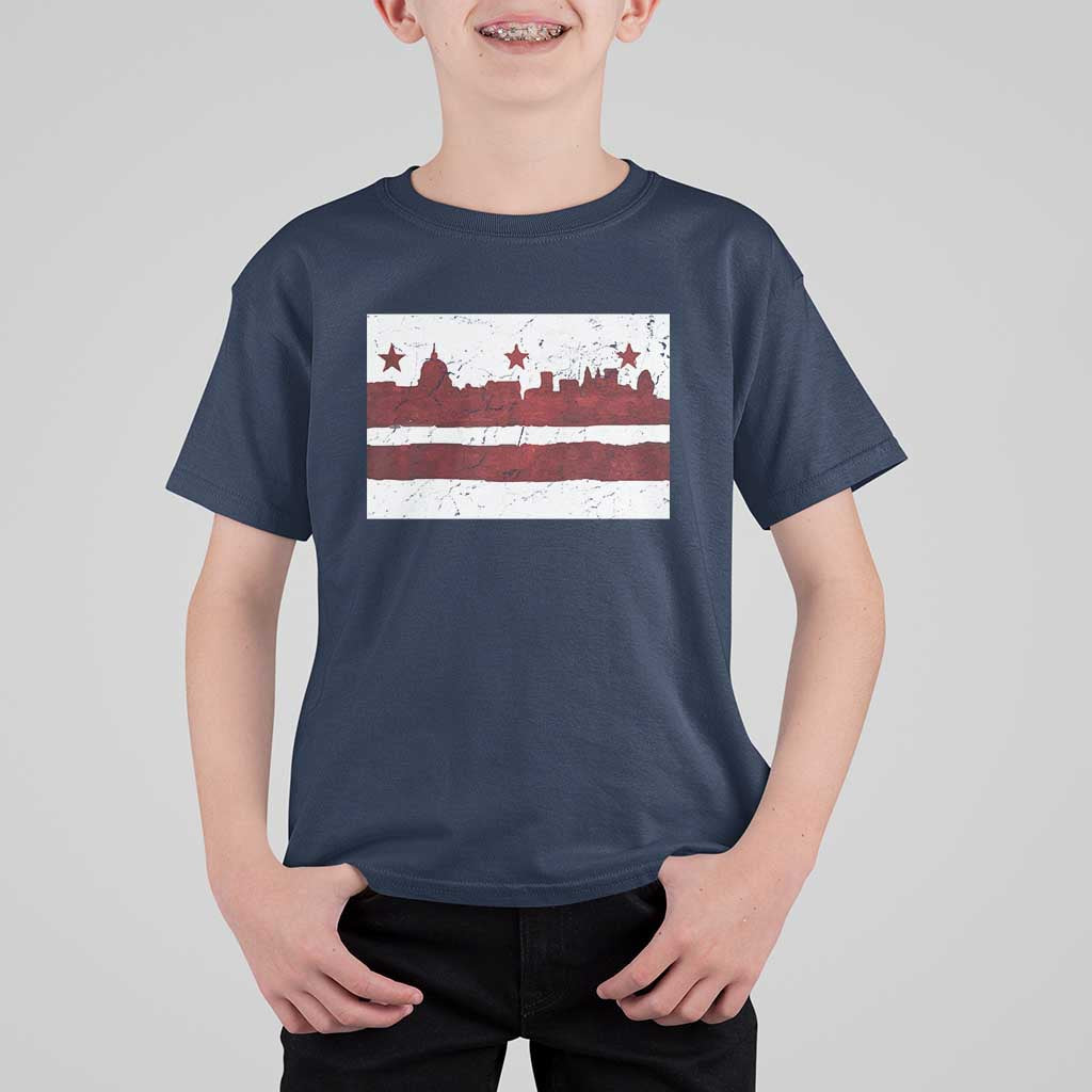 Washington DC Flag T Shirt For Kid