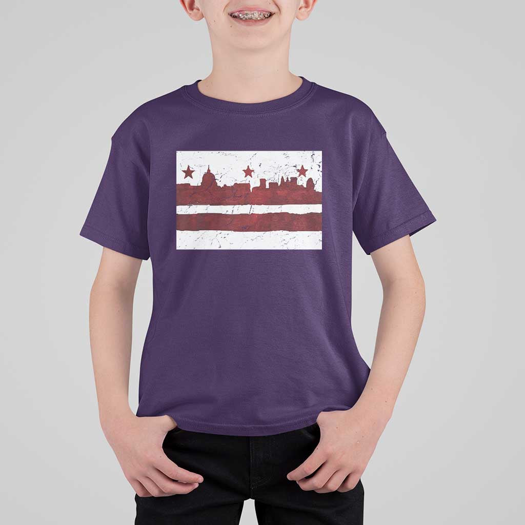 Washington DC Flag T Shirt For Kid