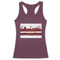 Washington DC Flag Racerback Tank Top