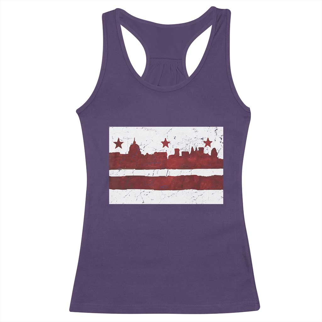 Washington DC Flag Racerback Tank Top