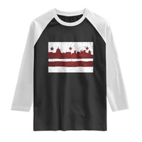 Washington DC Flag Raglan Shirt