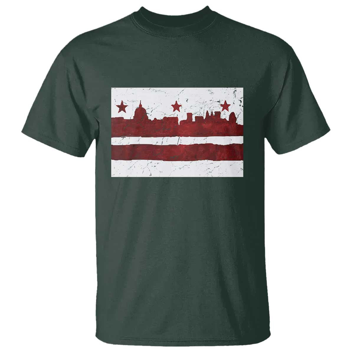 Washington DC Flag T Shirt