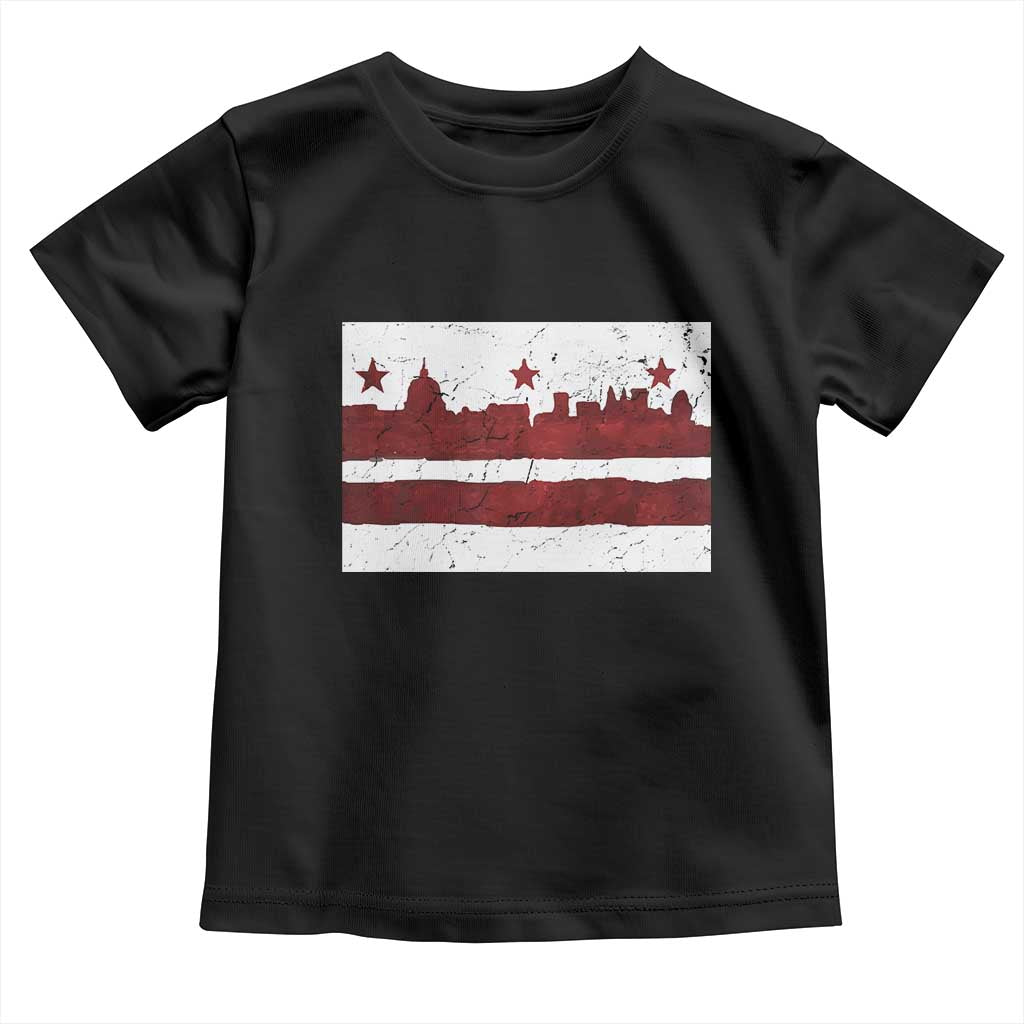 Washington DC Flag Toddler T Shirt