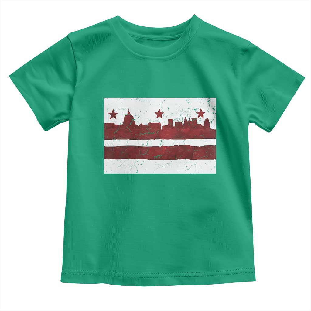 Washington DC Flag Toddler T Shirt