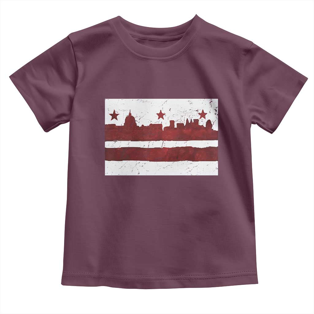 Washington DC Flag Toddler T Shirt