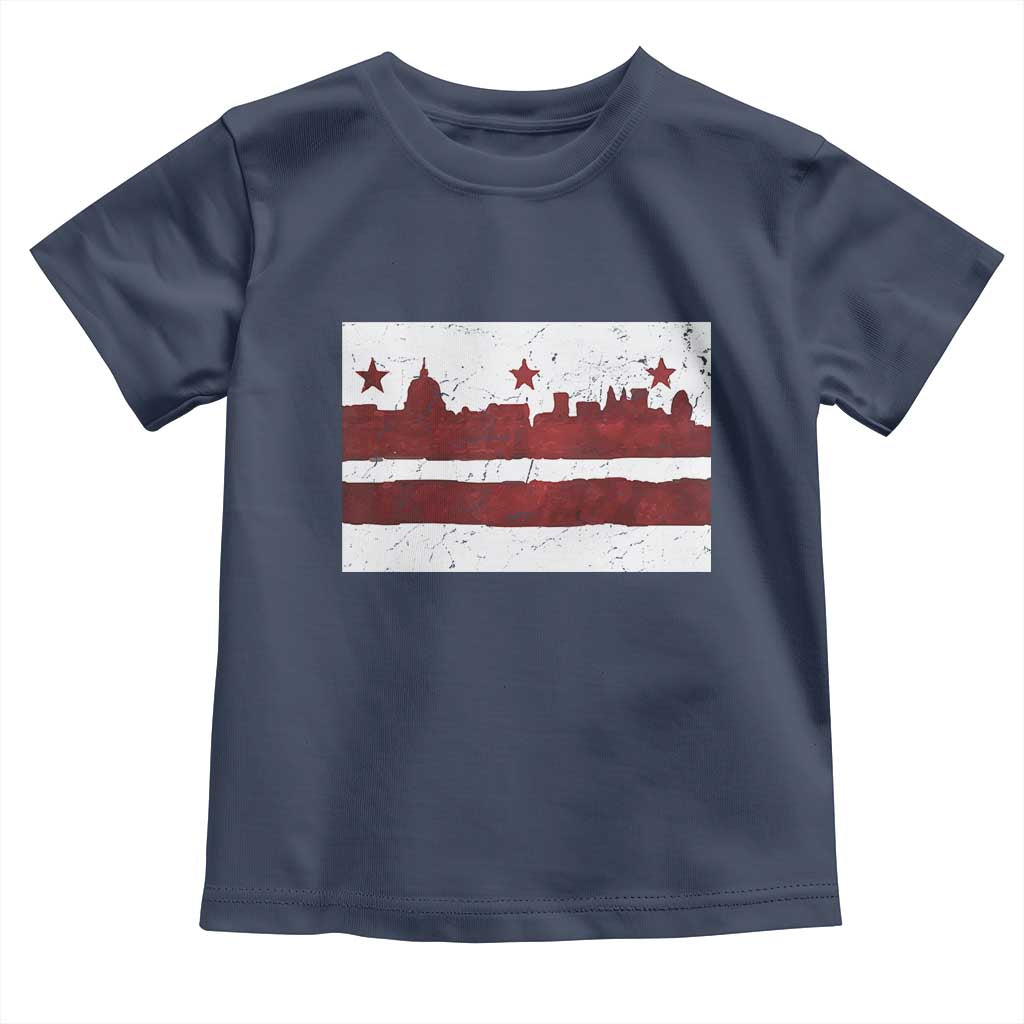 Washington DC Flag Toddler T Shirt