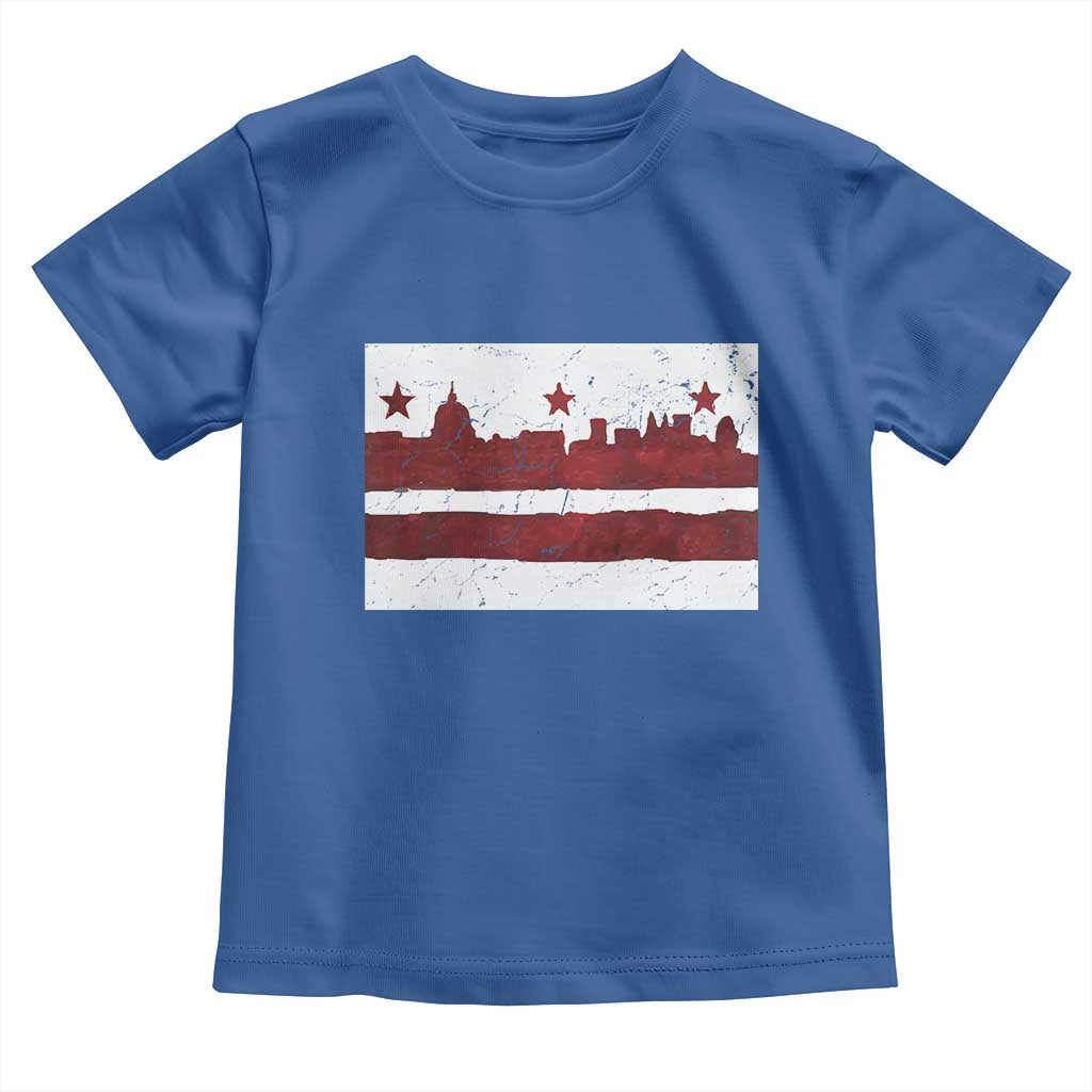 Washington DC Flag Toddler T Shirt
