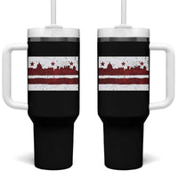Washington DC Flag Tumbler With Handle
