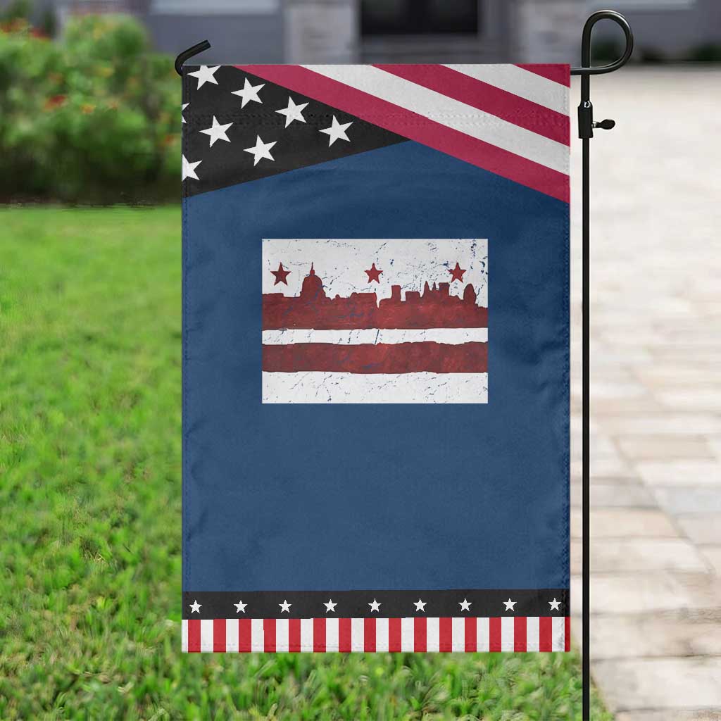 Washington DC Flag Garden Flag