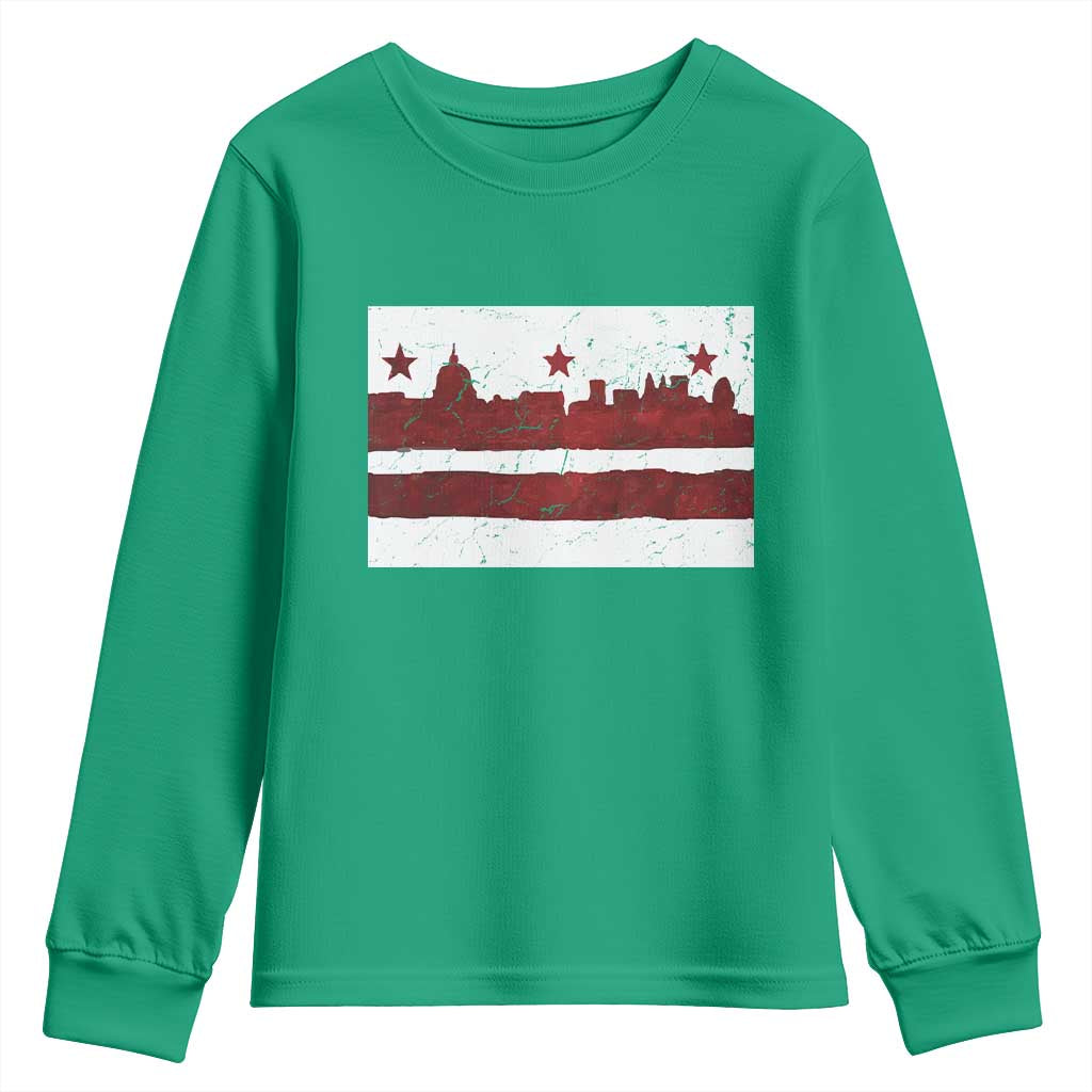 Washington DC Flag Youth Sweatshirt