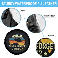 Never Forget 1932 Emu War Spare Tire Cover Funny Emu Lover Zookeeper