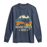 Never Forget 1932 Emu War Long Sleeve Shirt Funny Emu Lover Zookeeper