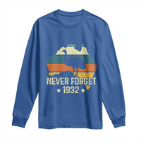 Never Forget 1932 Emu War Long Sleeve Shirt Funny Emu Lover Zookeeper