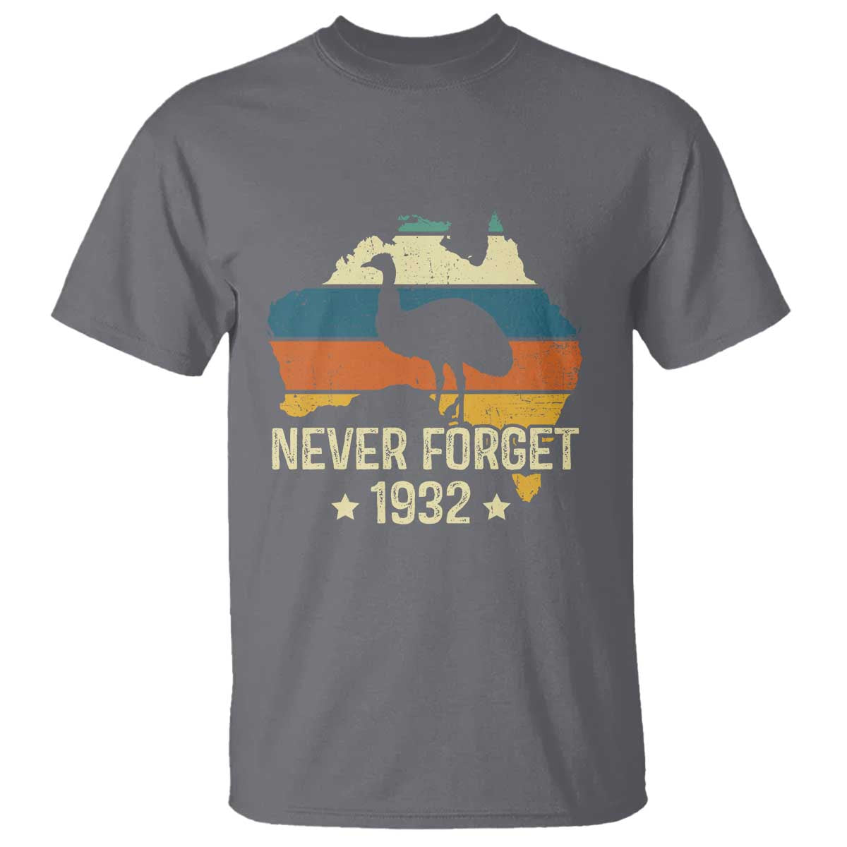 Never Forget 1932 Emu War T Shirt Funny Emu Lover Zookeeper
