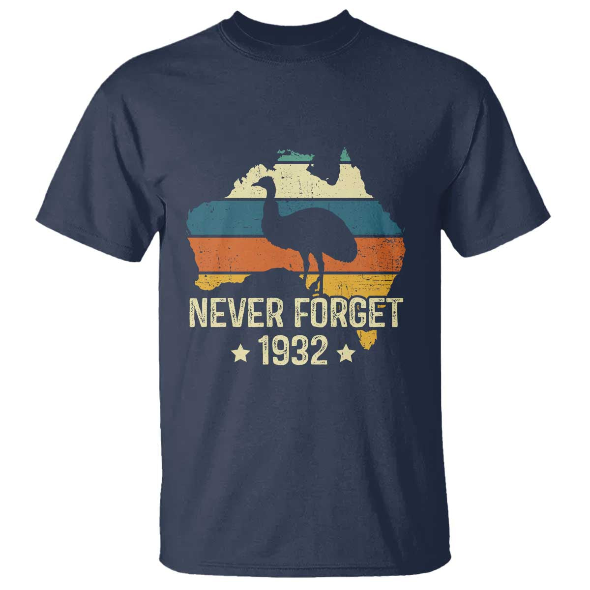 Never Forget 1932 Emu War T Shirt Funny Emu Lover Zookeeper
