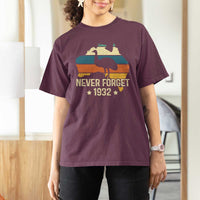 Never Forget 1932 Emu War T Shirt For Women Funny Emu Lover Zookeeper