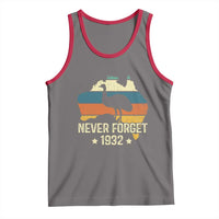 Never Forget 1932 Emu War Tank Top Funny Emu Lover Zookeeper