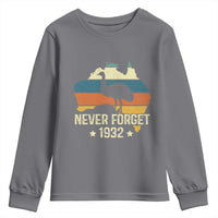 Never Forget 1932 Emu War Youth Sweatshirt Funny Emu Lover Zookeeper