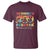 School's Out Forever Retired Teacher 2025 T Shirt Groovy Retirement