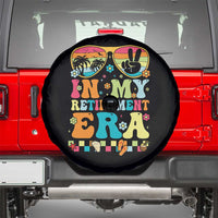 Retired Est 2025 Spare Tire Cover In My Retirement Era Groovy Summer Vibes