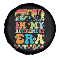 Retired Est 2025 Spare Tire Cover In My Retirement Era Groovy Summer Vibes