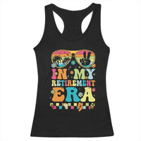 Retired Est 2025 Racerback Tank Top In My Retirement Era Groovy Summer Vibes