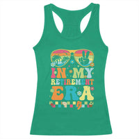 Retired Est 2025 Racerback Tank Top In My Retirement Era Groovy Summer Vibes