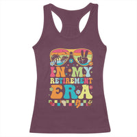 Retired Est 2025 Racerback Tank Top In My Retirement Era Groovy Summer Vibes