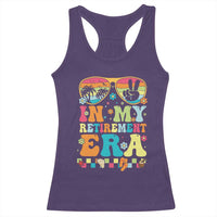 Retired Est 2025 Racerback Tank Top In My Retirement Era Groovy Summer Vibes