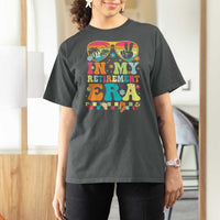 Retired Est 2025 T Shirt For Women In My Retirement Era Groovy Summer Vibes