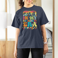 Retired Est 2025 T Shirt For Women In My Retirement Era Groovy Summer Vibes