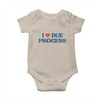 I Love Due Process Baby Onesie Pro Immigration Immigrants Feed America